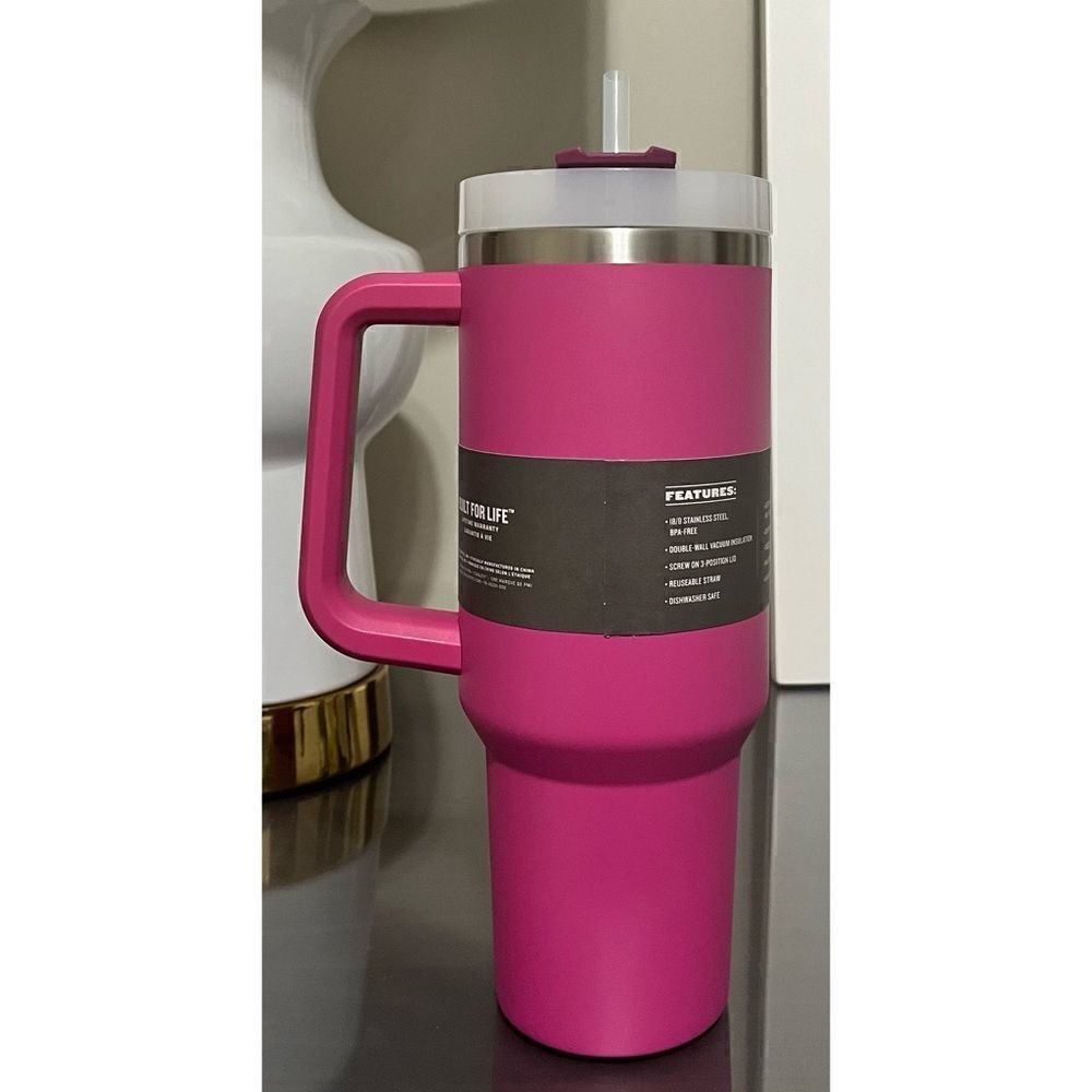 Stanley‎ Adventure Quencher 40oz Tumbler- AZALEA PINK - Picture 2 of 4
